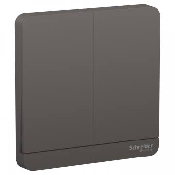 Saklar seri double schneider avatar on avataron dark grey abu hotel