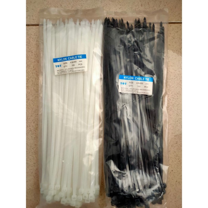 

Best Seller Kabel Ties - Cable Tie 4,8 X 300 Mm Mrak Tot