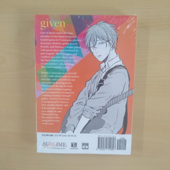 HOT SALE GIVEN MANGA KOMIK ENGLISH IMPORT VOLUME 1 TERMURAH