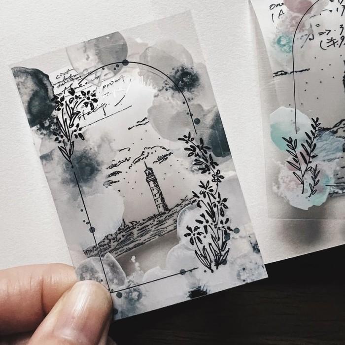 

Lihao Paper Outside The Flower Window Paper & Pet Tape