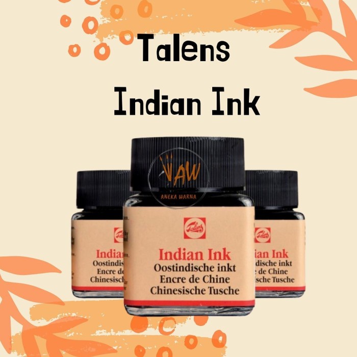 

Terlaris Indian Ink Waterproof Royal Talens 30 Ml