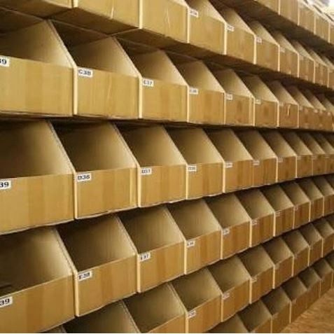 

Terlaris Bin Box Kardus Display Susun Karton Rak Gudang Uk 60X23 Double