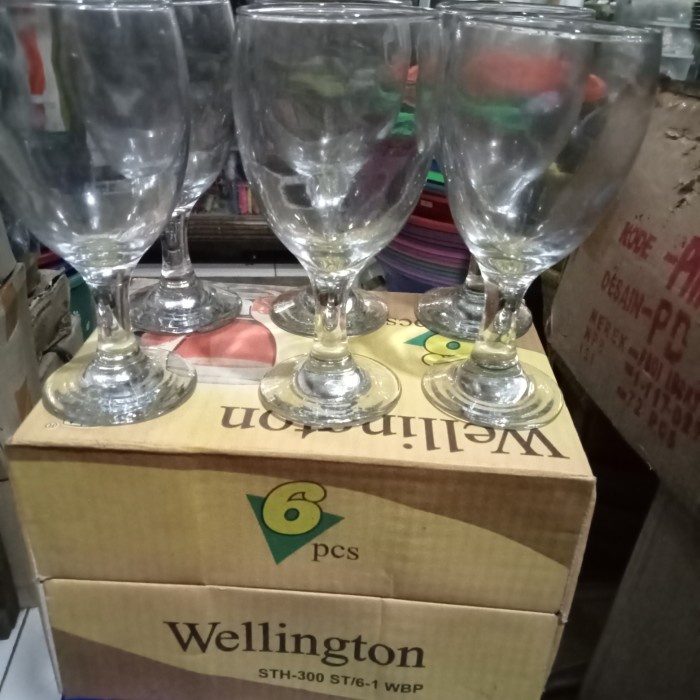 Terlaris Gelas Kaki Kedaung Sth 300 Wellington 1Lsn(12Pcs)