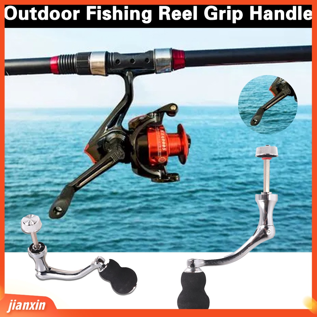 [Jianxin] fishing Rocker Anti-Oksidasi Non-slip Nyaman Grip Stabilitas Tinggi Angling Metal Fishing Reel Modifikasi Rocker Memancing Luar Ruangan