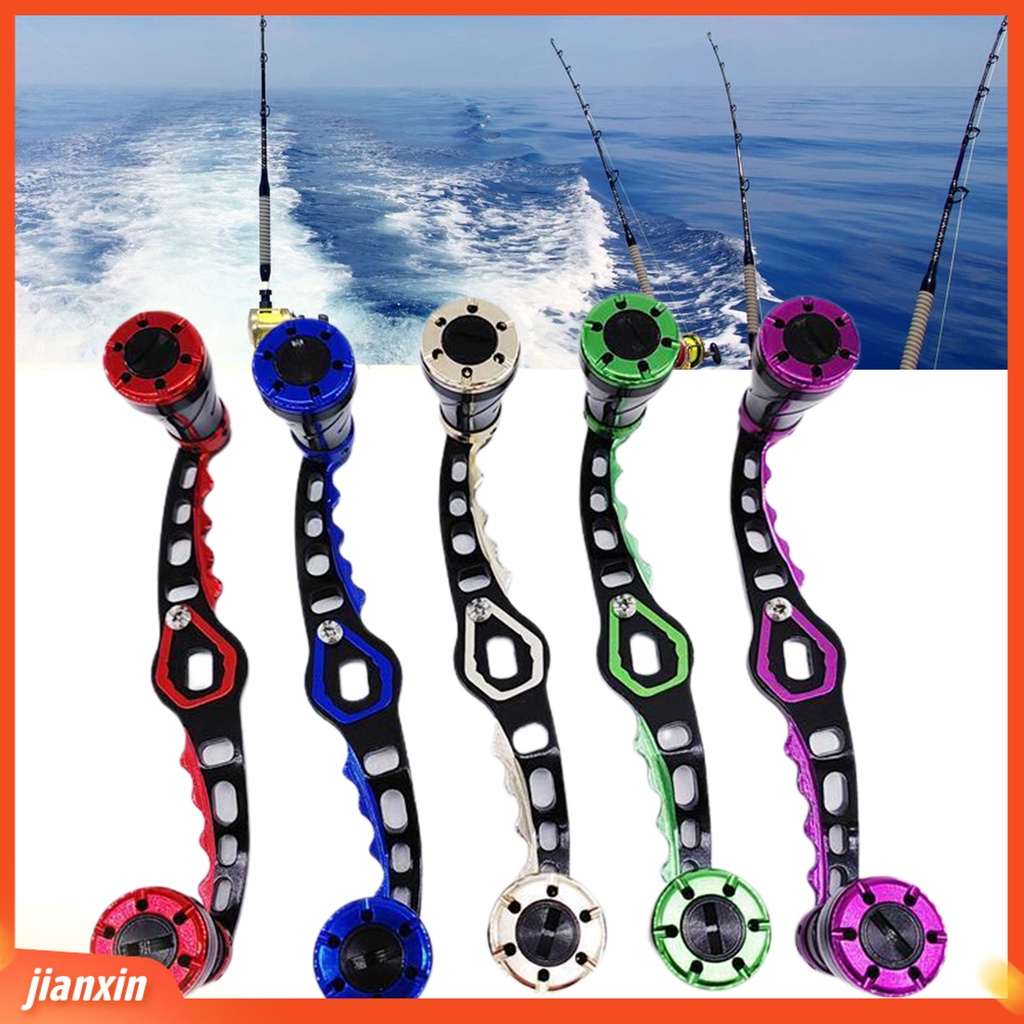 [Jianxin] 1 Set Refitted Fishing Rocker Non-slip Pegangan Nyaman Stabilitas Tinggi Modify Water Drop Reel Rocker Modifikasi Untuk Memancing Di Luar Ruangan