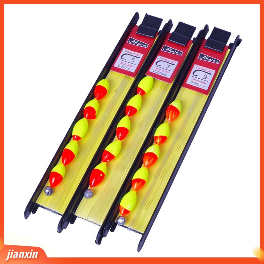 [Jianxin] 3 Set Pelampung Pancing Bahan Metal Anti Karat