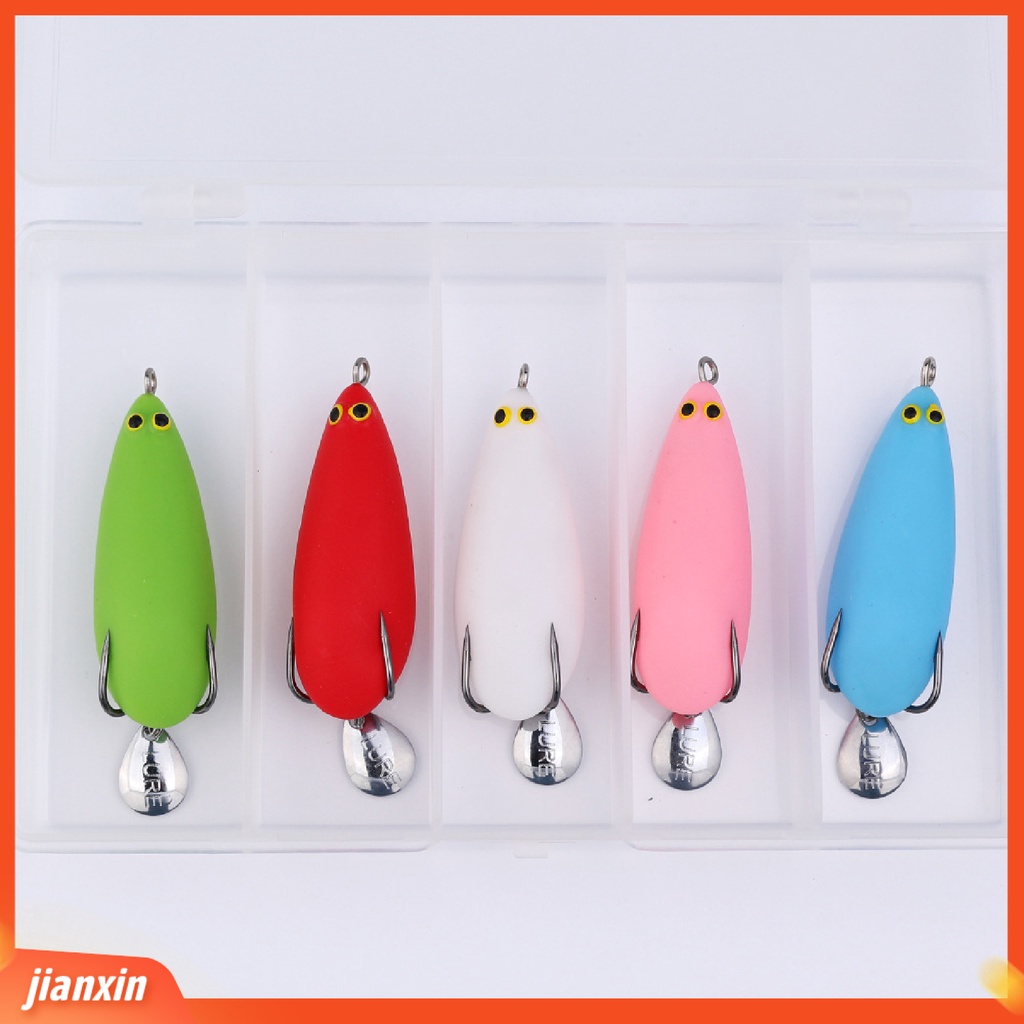 [Jianxin] 10g 6cm Umpan Pancing Bentuk Katak Bahan Metal