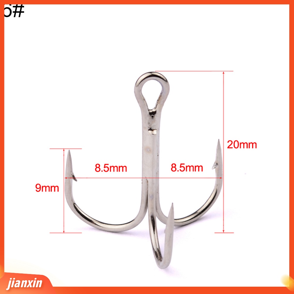 [Jianxin] 50 Kail Pancing Tajam Bahan Baja Karbon Kualitas Tinggi