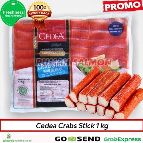 

Cedea Crab Stick 1kg Steak | Stik Kepiting Suir Halal dan Murah