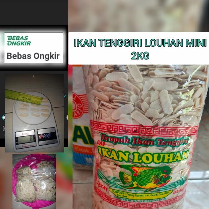 

Kerupuk Ikan Tenggiri Louhan Mini Mentah 2 Kg