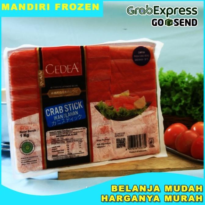 

Crab Stik CEDEA 1 kg Makanan Beku Olahan Daging Kepiting