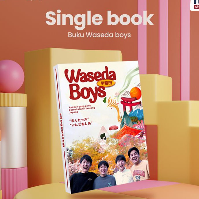 Terbaik [Ready Stock] Buku Waseda Boys (Single Book)_Jerome Polin_Nihongo Mantappu serbuuu 