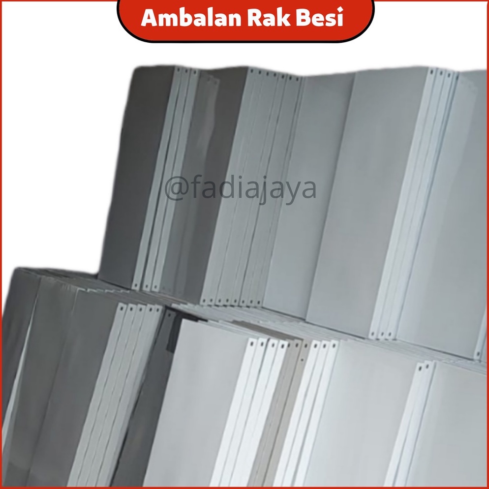 [PLR.4Jn23ᵞ] Plat Ambalan Tatakan Shelving Hambalan Rak Besi Siku Lubang 40x100