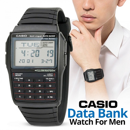 Jam Tangan Casio Pria Calculator Dbc-32-1A/Dbc 32 1A
