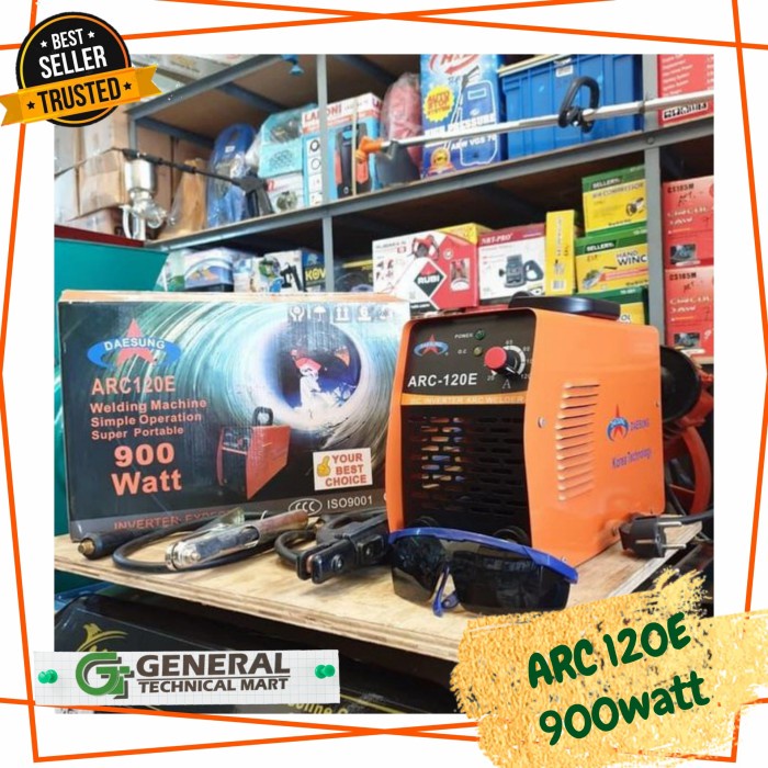 Terlaris Genweld Mesin Travo Las Daesung Arc-120E 900 Watt