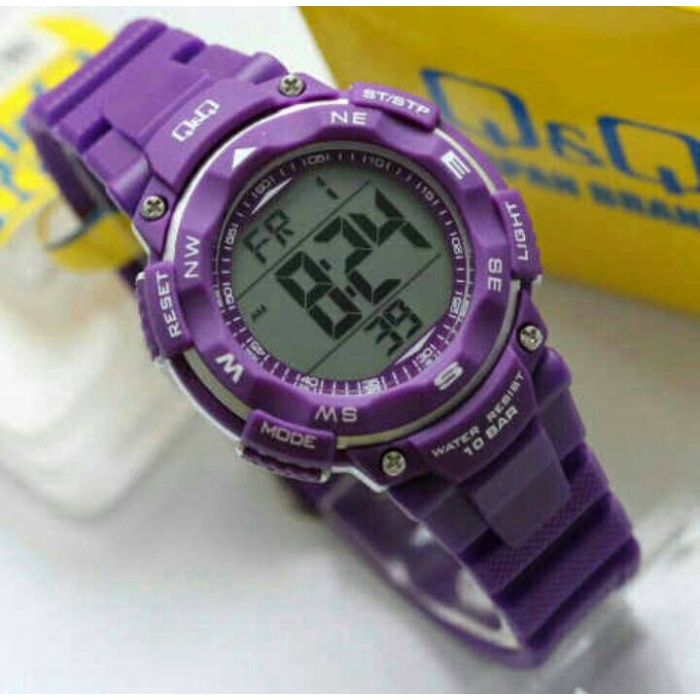 DISKON SPESIAL JAM TANGAN WANITA & ANAK QQ Q&Q M149J ORIGINAL M149 UNGU TERBARU