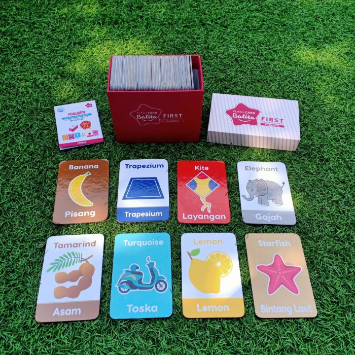 Flash Card Balita First Warna - Angka - Bentuk Oleh Iqra Balita