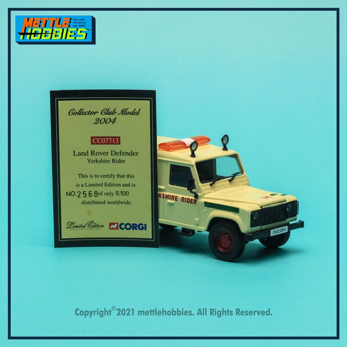 FLASH SALE CORGI COLLECTOR CLUB LAND ROVER DEFENDER DIECAST MINIATUR MOBIL 1/43 TERLARIS