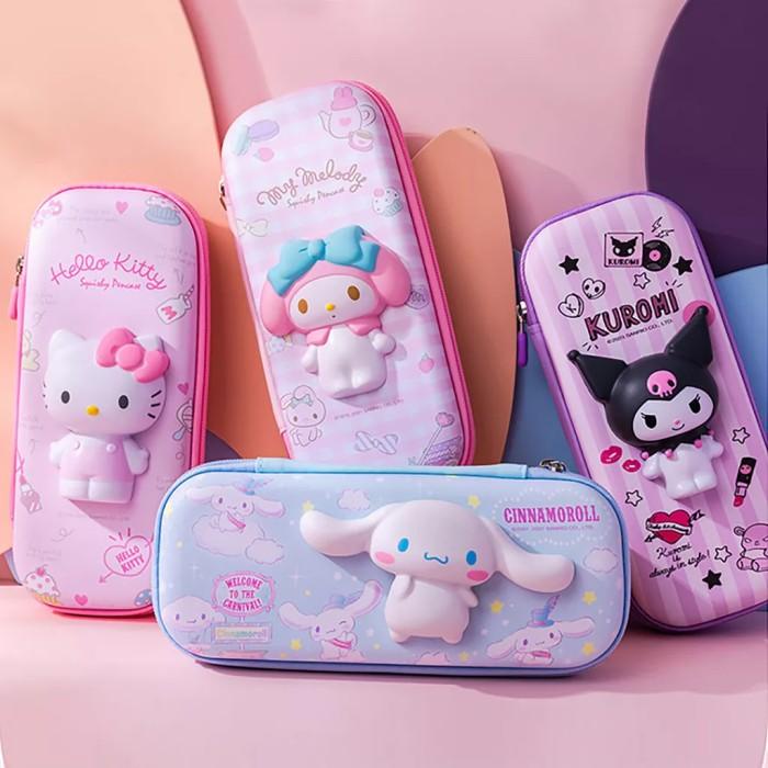 

Tempat Pensil Squishy Sanrio Cinnamoroll, My Melody, Keroppi, Pompurin