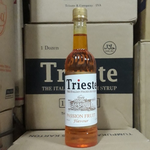 

PROMO !! TRIESTE ITALIAN PREMIUM SYRUP RASA PASSION FRUIT MARKISA 650 ML SIRUP