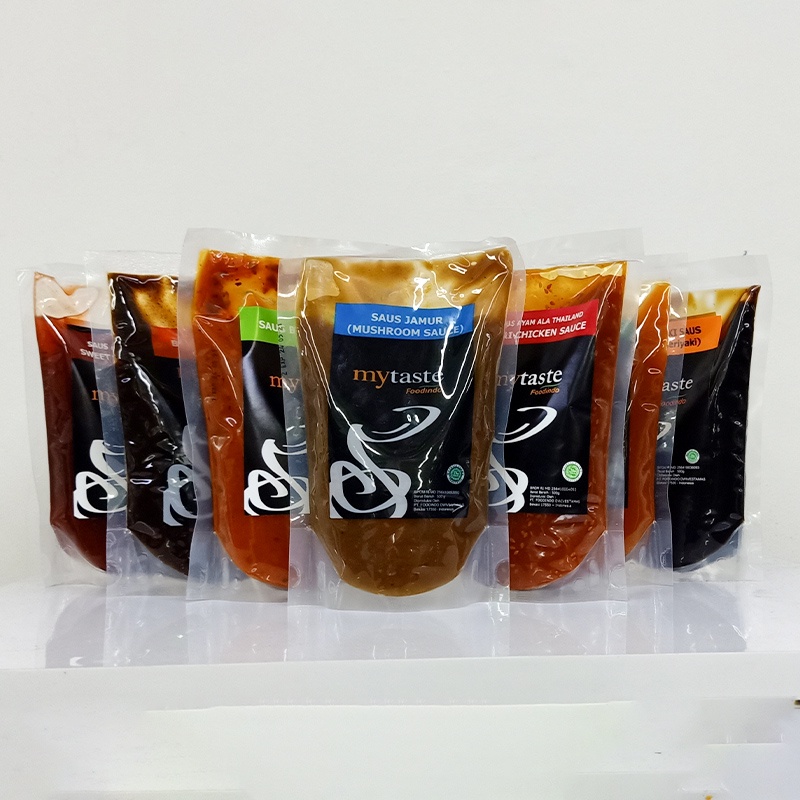 

MYTASTE SAUS JAMUR BARBEQUE CHILI SAUCE CHEESE MAYONNAISE BULGOGI BOLOGNESE 500GR MY TASTE MUSHROOM LADA HITAM BLACK PEPPER