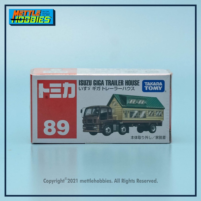 HOT SALE TOMICA ISUZU GIGA TRAILER HOUSE DIECAST MINIATUR REPLIKA TRUK 1:64 TERMURAH