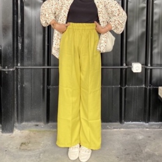 RAABIHA Shakila Kulot Highwaist | Kulot Full Karet | Kulot Panjang