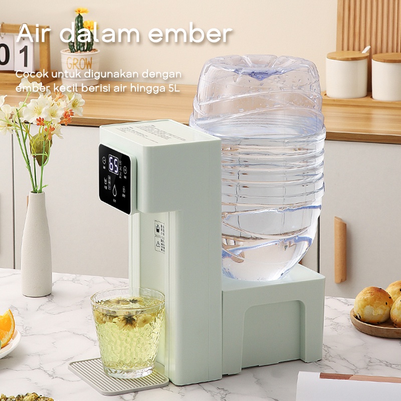 3L Water Instant Dispenser Panel LCD / Dispenser Air Instan / Dispenser Air Instan Pemanas Kecil Rumah Tangga / Hot Water Dispenser