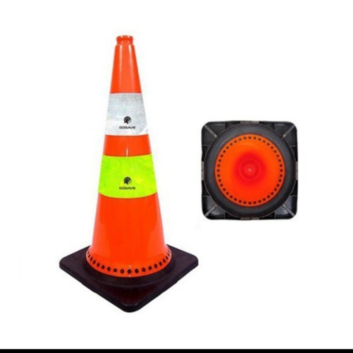 TRAFIC CONE KERUCUT 70CM / KERUCUT JALAN RAYA BARU