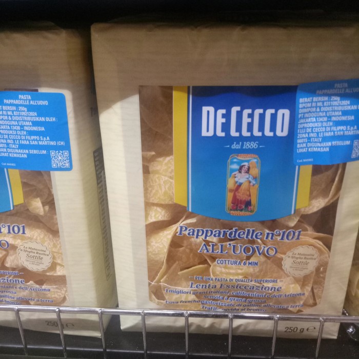 

Dececco Pappardelle N101 All U 250Gr Pasta