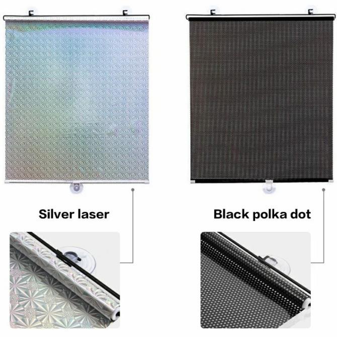 Hordeng Tirai Jendela Gulung Tempel Kaca Pelindung Panas Roll Gorden