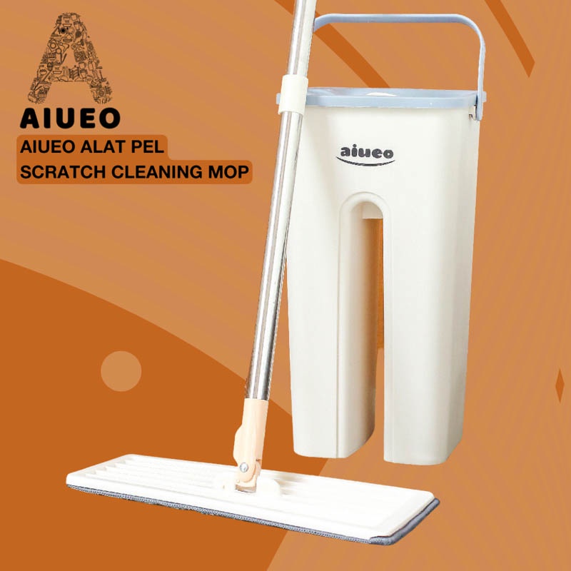 Alat Pel MOP Scratch Cleaning MOP Alat Pel Lantai Ultra MOP Bolde Pengering Terpisah | Pembersih Lantai Magic MOP