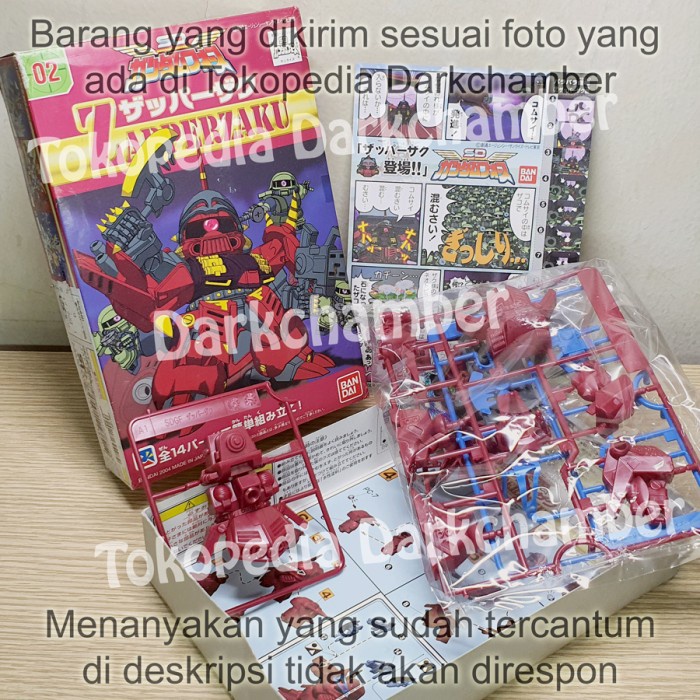 PROMO SD GUNDAM ZAPPER ZAKU - BANDAI TERMURAH