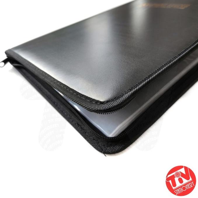 

Clear Holder Zipper Yushinca Document Keeper F4 / FC 40 Pockets