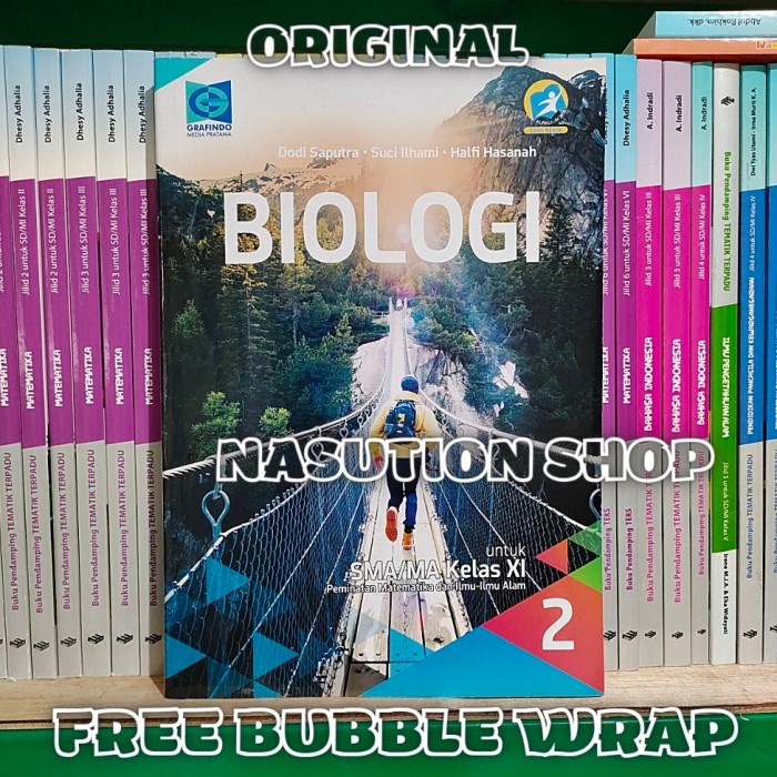DISKON SPESIAL BUKU BIOLOGI KELAS 2 / XL 11 SMA GRAFINDO K13 REVISI PEMINATAN ORI TERBARU