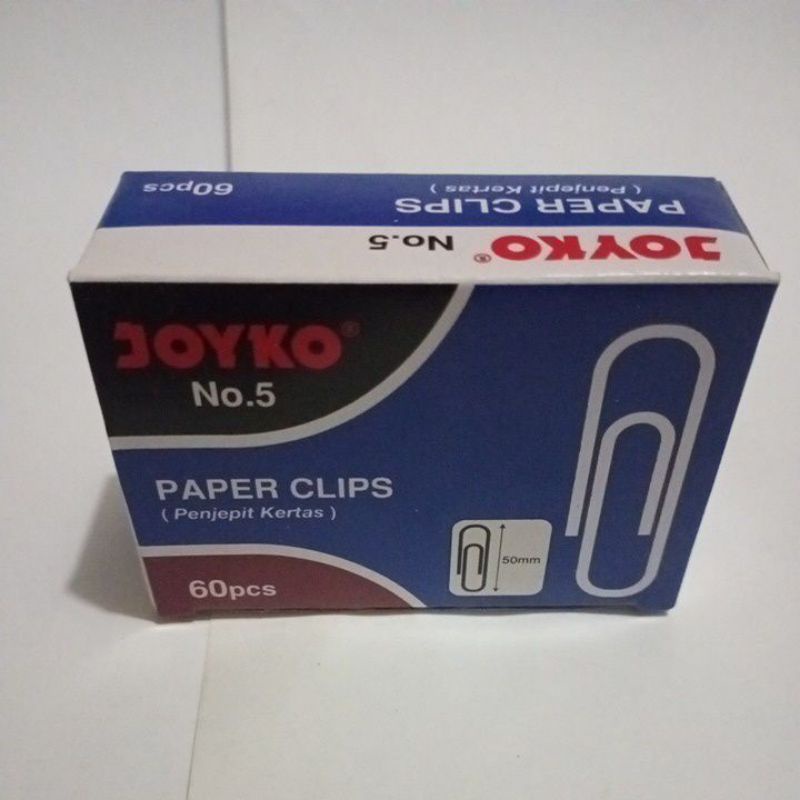 

PAPER CLIPS NO 5 / PENJEPIT KERTAS / BOKS