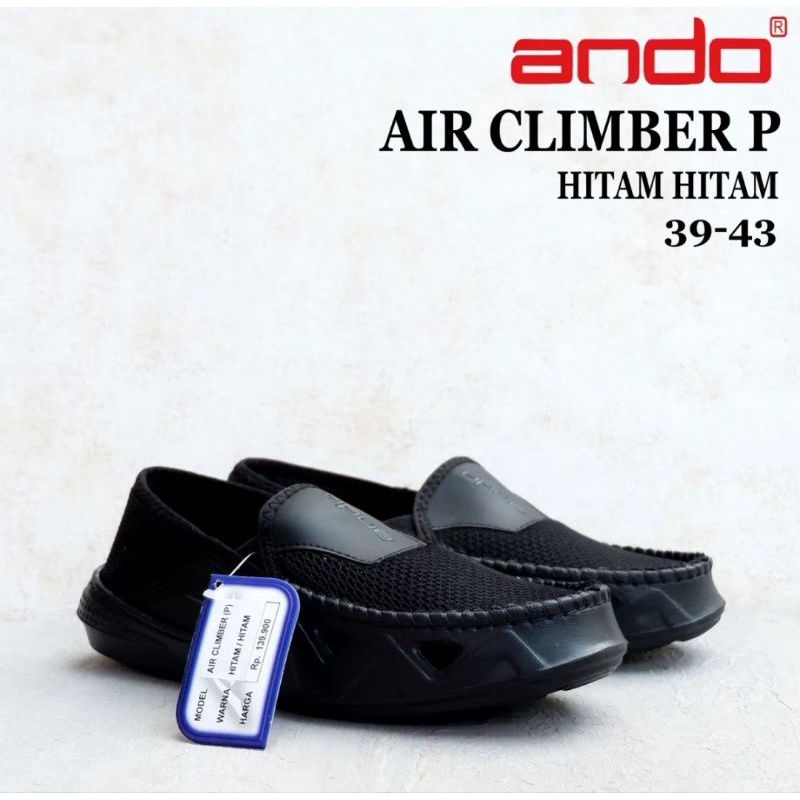 Sepatu ANDO Size 39-43 - AIR CLIMBER - MONREAL - HAZZARD - FLETCHER - ESCOBAR - RECOMO - EVAN - SPED