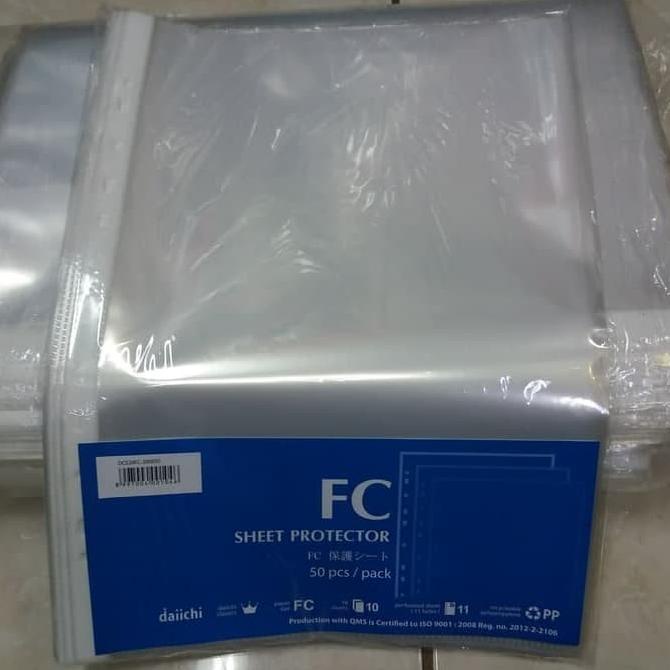

PP Pocket Folio Daiichi 50 Lembar / Sheet Protector F4 Daichi