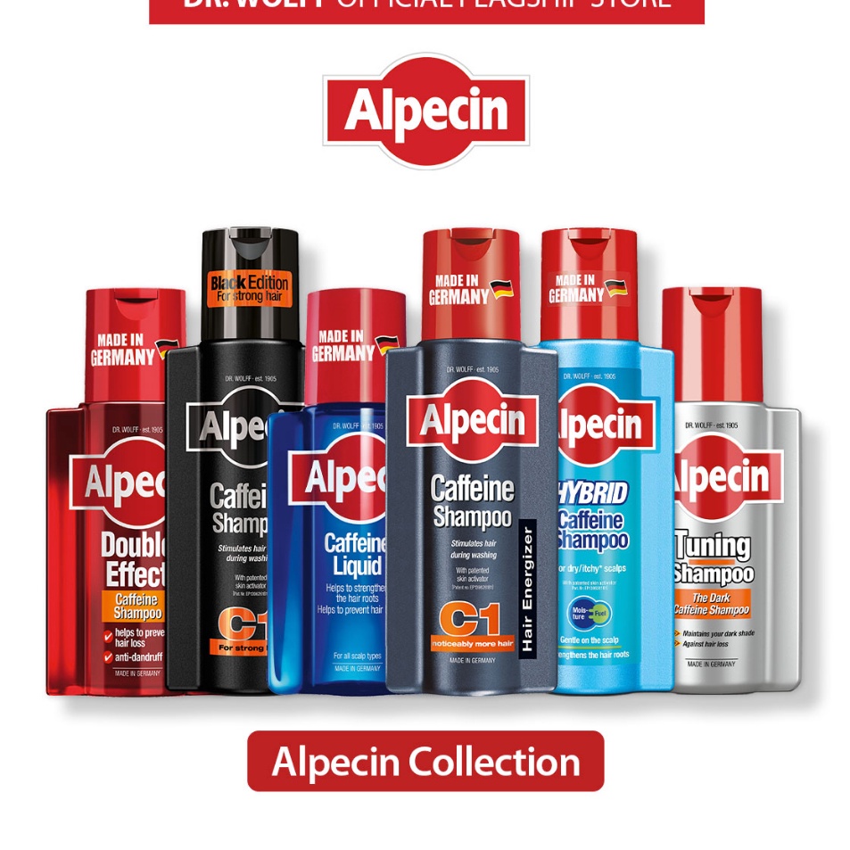 Terlaku... Alpecin Kafein Shampo / Tonik - Rambut Rontok pada Pria