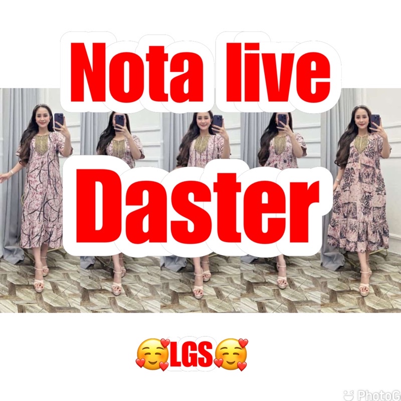 nota live daster random