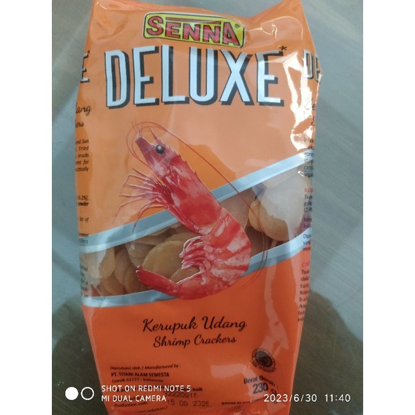 

MURAH MERIAH - KERUPUK SENNA - SENNA DELUXE UDANG 230 GRAM