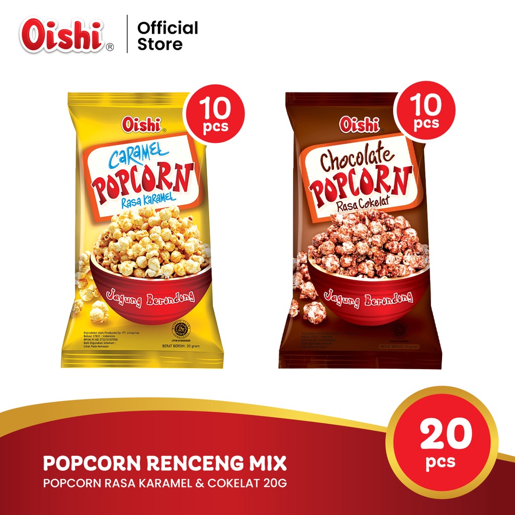 

Popcorn Renceng Mix (Isi 20 pcs)