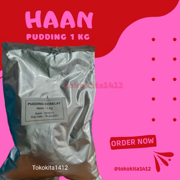 

Terbagus.. HAAN Pudding Powder Instant Mix Coklat 1 kg Bubuk Puding Kiloan 37