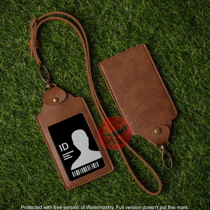 

Terlaris.. Name Tag ID Card Holder / Panitia / Gantungan Kartu Nama / Tali ID Card Nama Kulit QUICK Slot Kartu 78