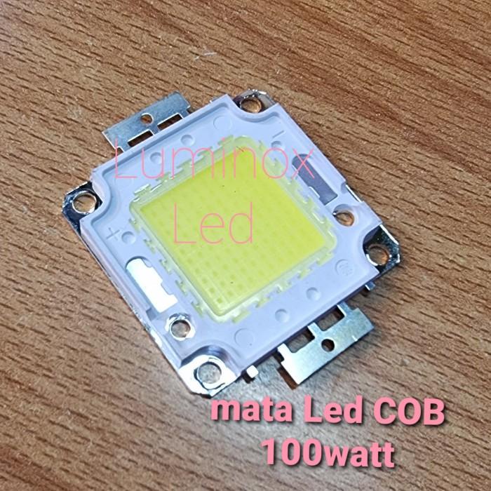 Mata Led 100Watt 100W Hpl Cob Segi 100 Watt Chip Led 100 W 6000K Putih