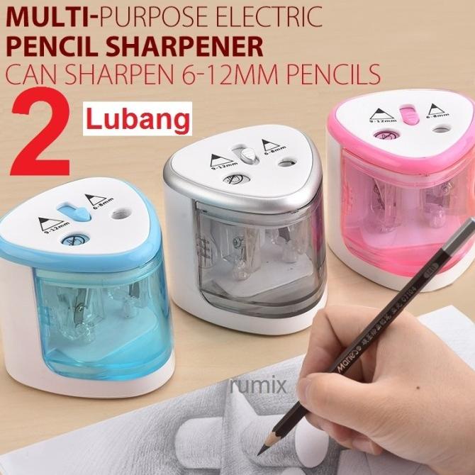 

Rautan Serutan Electric Pencil Pensil Otomatis Elektrik Sharpener