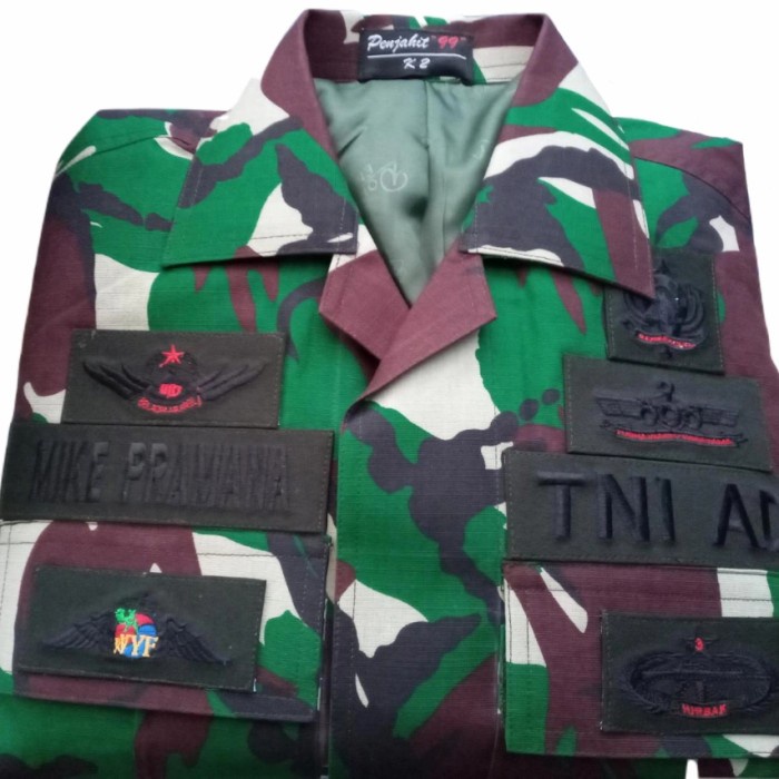 Terlaris Baju Pdl Tni Bahan Wool Asli