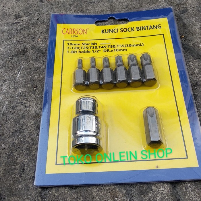 mata kunci sock L bintang carrson - kunci sok L bintang