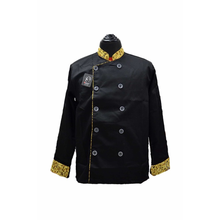 Best Seller High Quality Seragam Batik Baju Koki Masak Dapur Masak Lengan Panjang