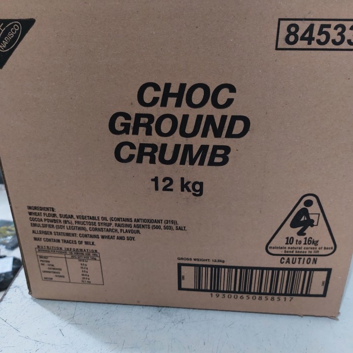 

Terlaris Choco Ground Cookie Crumb 12Kg